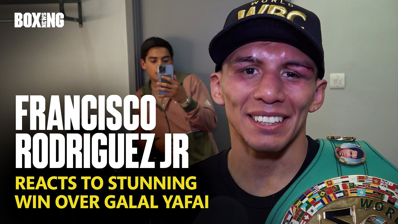 Francisco Rodriguez Jr Reacts To Stunning Win Over Galal Yafai