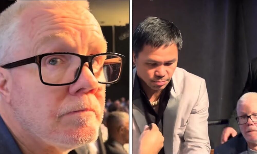 Freddie Roach PROUD of Manny Pacquiao LIKE A SON after HALL OF FAME SPEECH