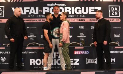 Image: Galal Yafai 111.6 vs. Francisco Rodriguez 111.1 - Weigh-in Results for Birmingham, England