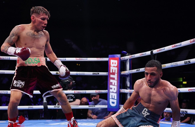 Rodriguez had too much for Yafai Photo Credit: Mark Robinson Matchroom Boxing