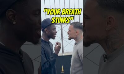 George Kambosos DISSES Richardson Hitchins at HEATED Face Off: “YOUR BREATH STINKS”