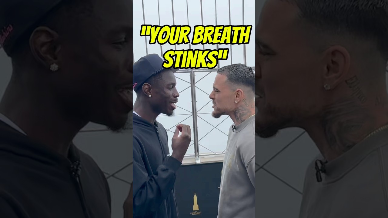 George Kambosos DISSES Richardson Hitchins at HEATED Face Off: “YOUR BREATH STINKS”