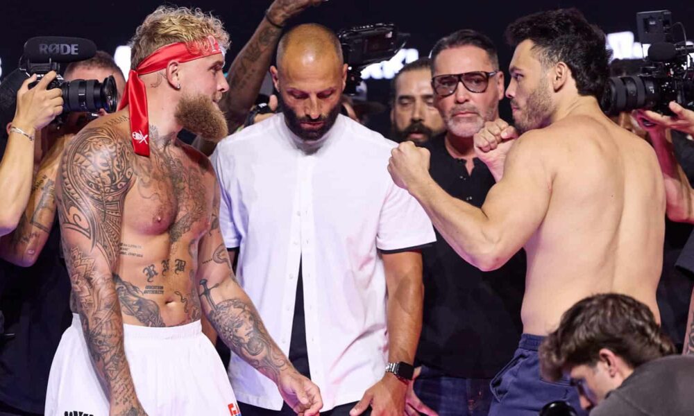 Jake Paul vs Julio Cesar Chavez Jr Weigh-ins