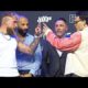 Jake Paul vs Julio Cesar Chavez Jr HEATED FACE OFF; TRADE KNOCKOUT WORDS