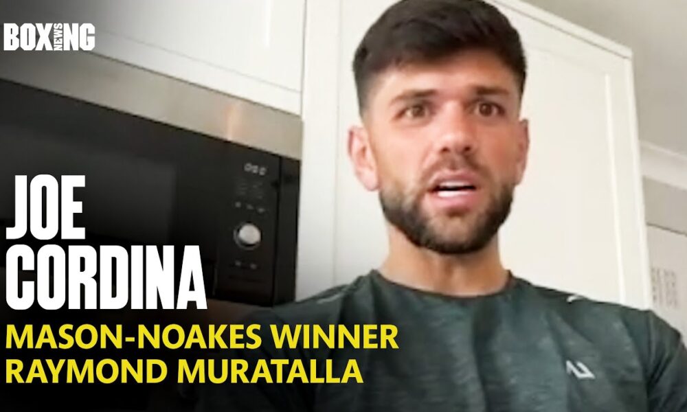 Joe Cordina Targets Mason-Noakes Winner & Raymond Muratalla