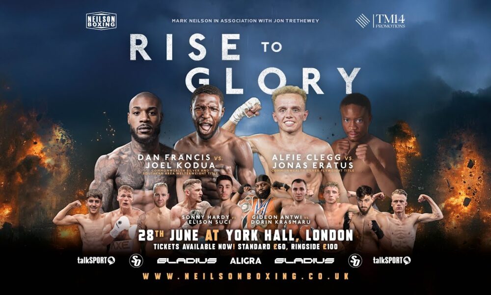LIVE BOXING 🔴 Neilson Boxing & TM14 Promotions Present Rise To Glory | York Hall London