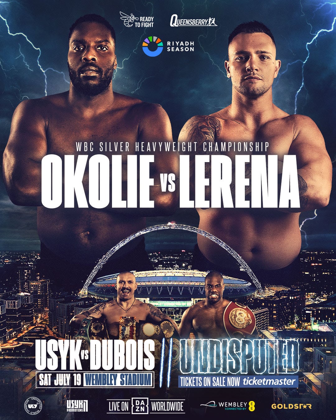 Image: Okolie vs. Lerena: Co-Feature Status for Usyk-Dubois 2, Fans Expect More for $59.99/£24.99
