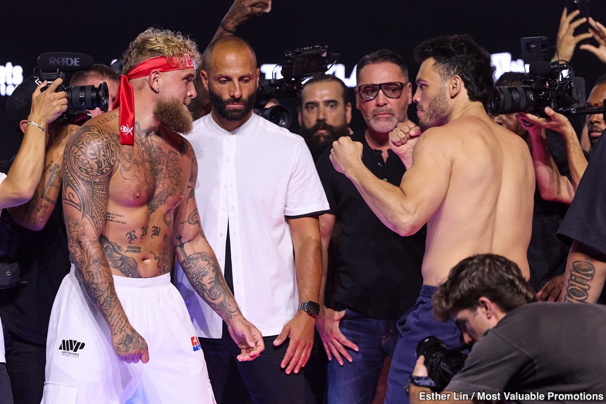 Image: Paul vs. Chavez Jr. and Farmer vs. Schofield - Weigh-in results for Anaheim, California