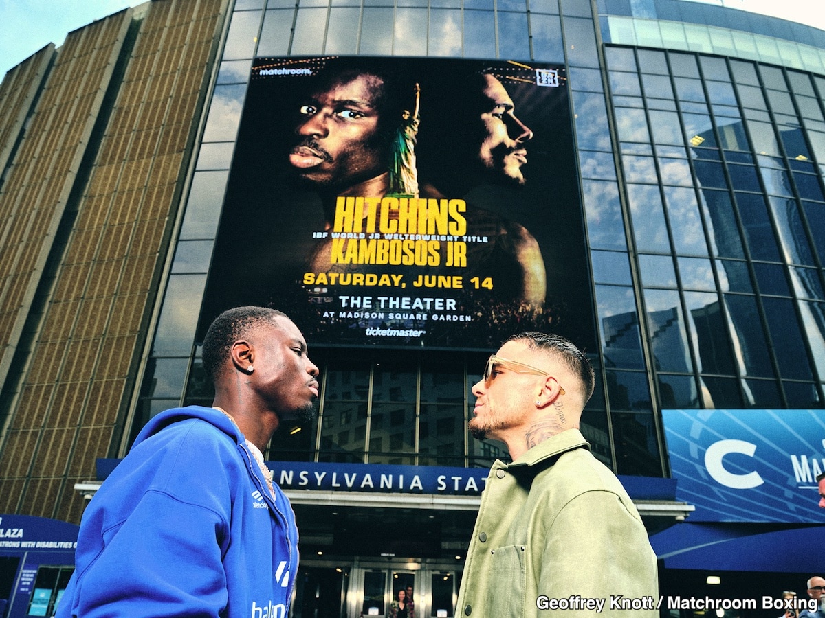 Image: Richardson Hitchins Vows "Bloody Massacre" Against George Kambosos Jr. in IBF Light Welterweight Title Defense