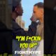 Richardson Hitchins TRIES TO PUNK George Kambosos during HEATED FACE OFF