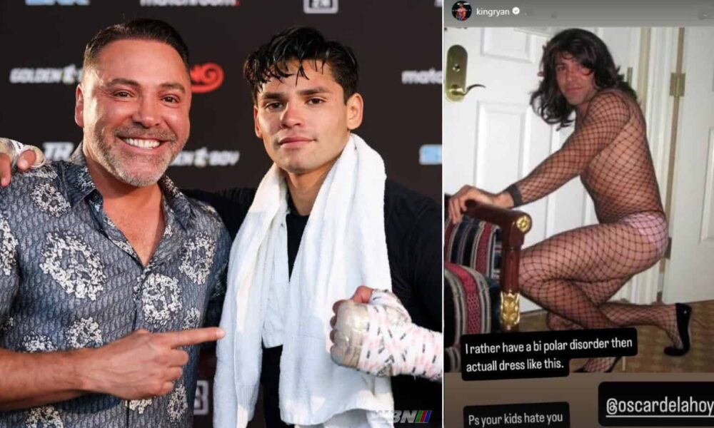 Oscar De La Hoya lingerie Ryan Garcia
