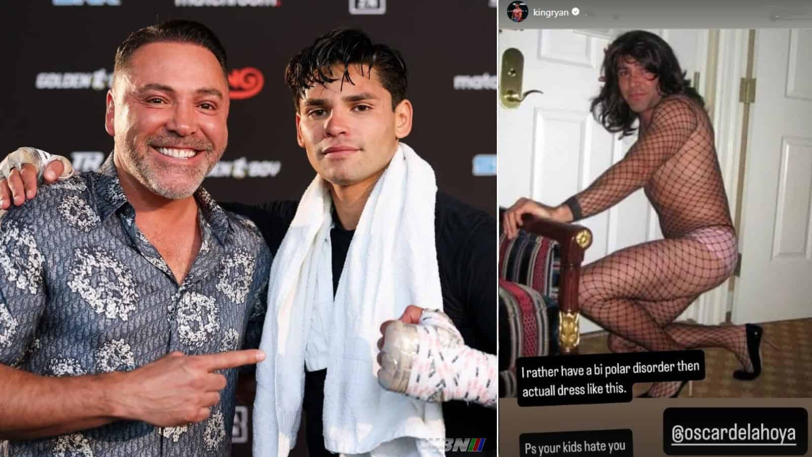 Oscar De La Hoya lingerie Ryan Garcia