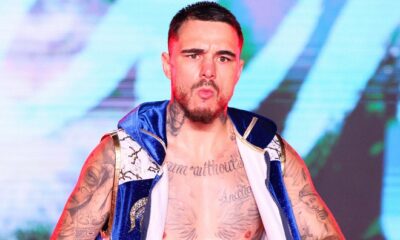 Kambosos Jr was stopped by Richardson Hitchins in New York Photo Credit: Geoffrey Knott/Matchroom Boxing