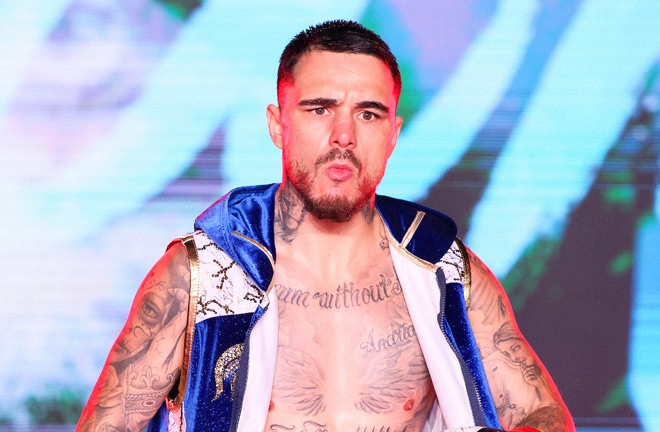 Kambosos Jr was stopped by Richardson Hitchins in New York Photo Credit: Geoffrey Knott/Matchroom Boxing