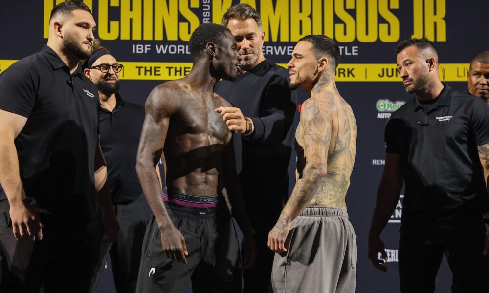 Image: Tonight's Live Results: Hitchins vs. Kambosos and Cruz vs. Mishiro From New York
