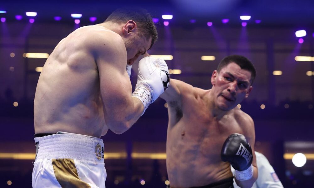 Vergil Ortiz Jr. The decision of profit over Madrimov, retains a temporary strap