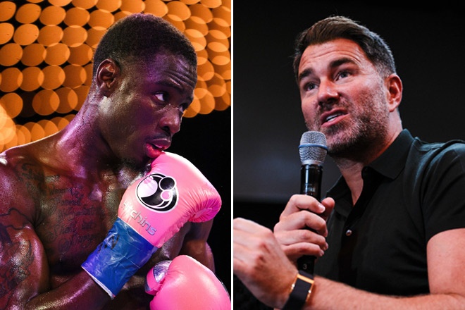 Eddie Hearn has received an apology from Richardson Hitchins Photo Credit: Geoffrey Knott/Matchroom Boxing