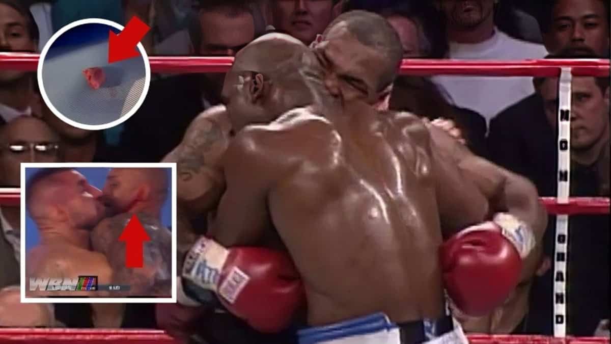 Mike Tyson vs Holyfield bite fight MMA repeat 2025