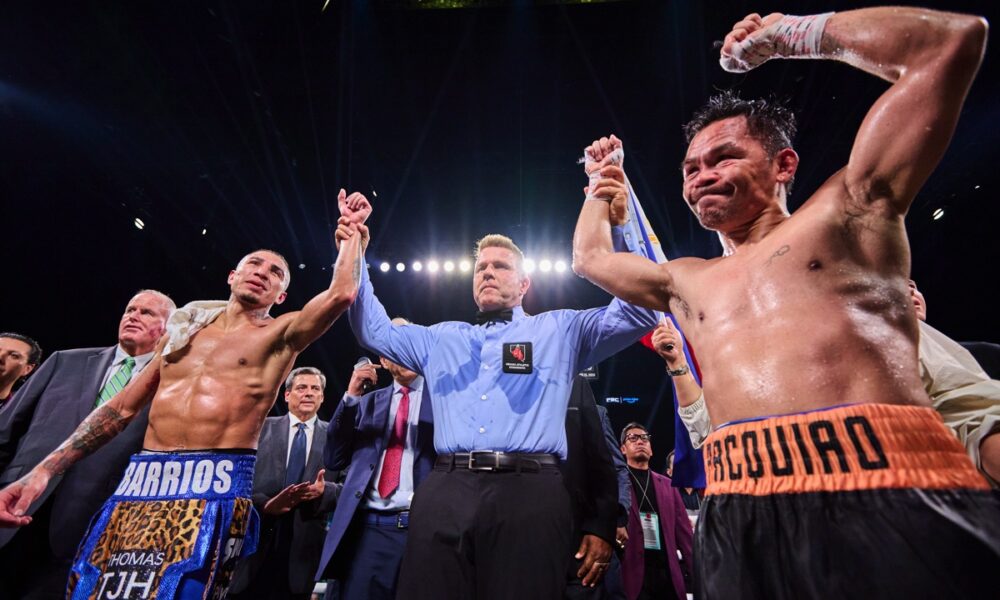 Image: Pacquiao's Adviser Eyes Tank Davis or Rolly Romero After Barrios Draw for Next PPV Bout