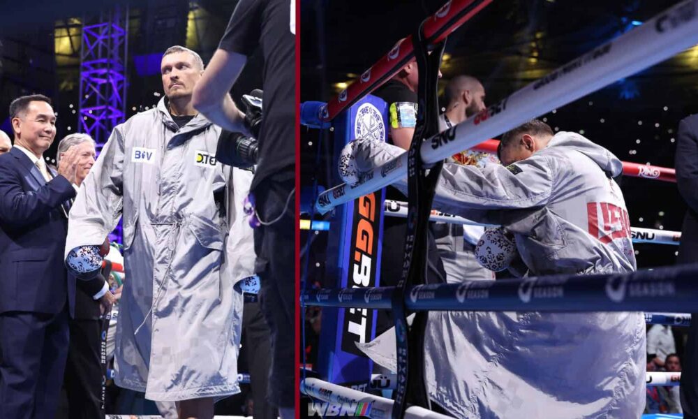 Usyk robe for Dubois rematch
