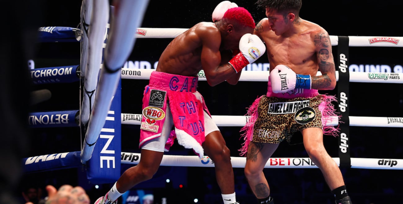 Image: Boxing Results: Bam Rodriguez's Relentless Attack Forces a Corner Stoppage Against Cafu