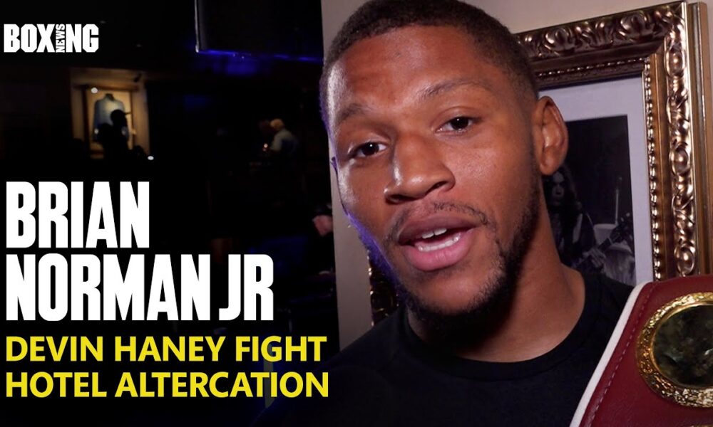 Brian Norman Jr Promises Devastating Haney KO After Hotel Altercation
