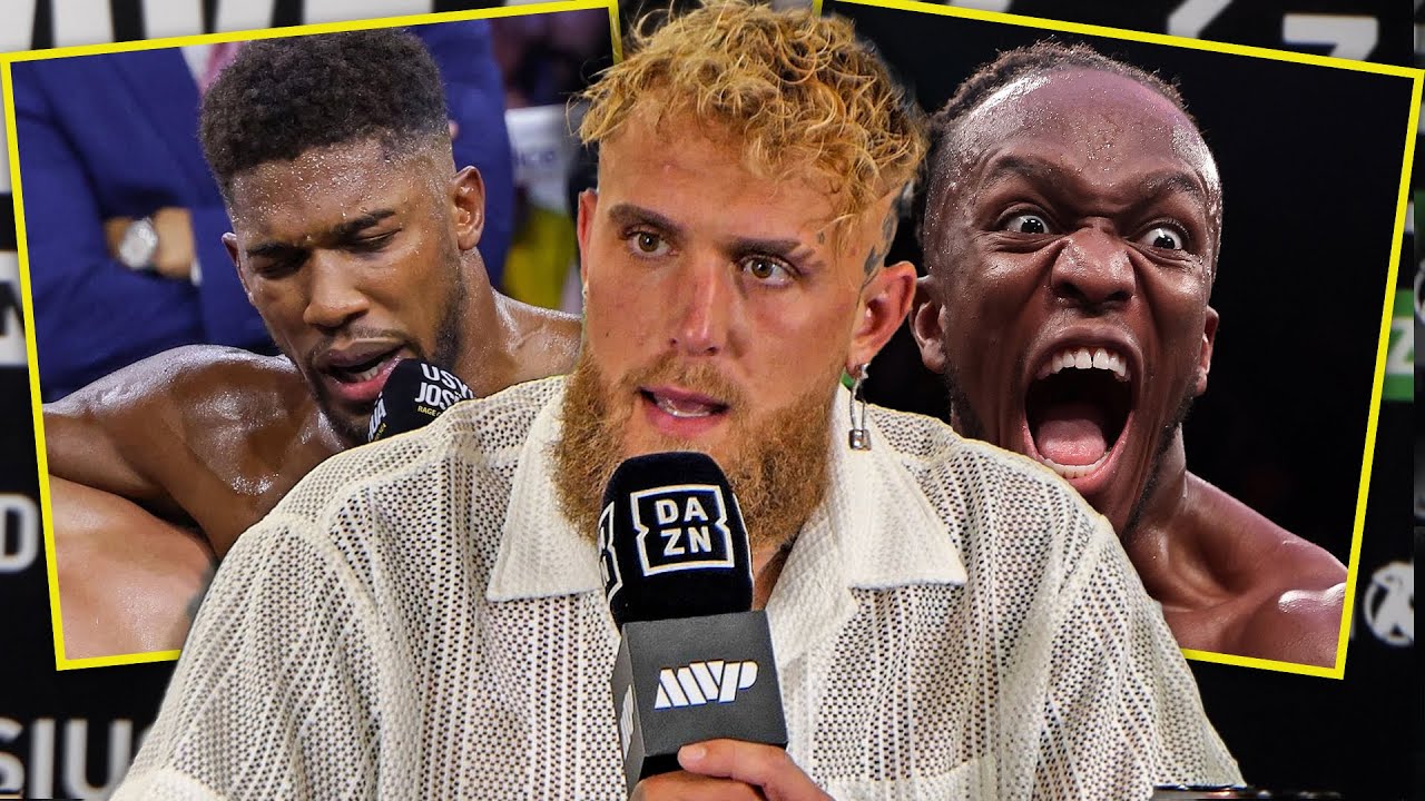 CLOWNED! Jake Paul AIMS FOR Anthony Joshua & KSI after Chavez Jr win