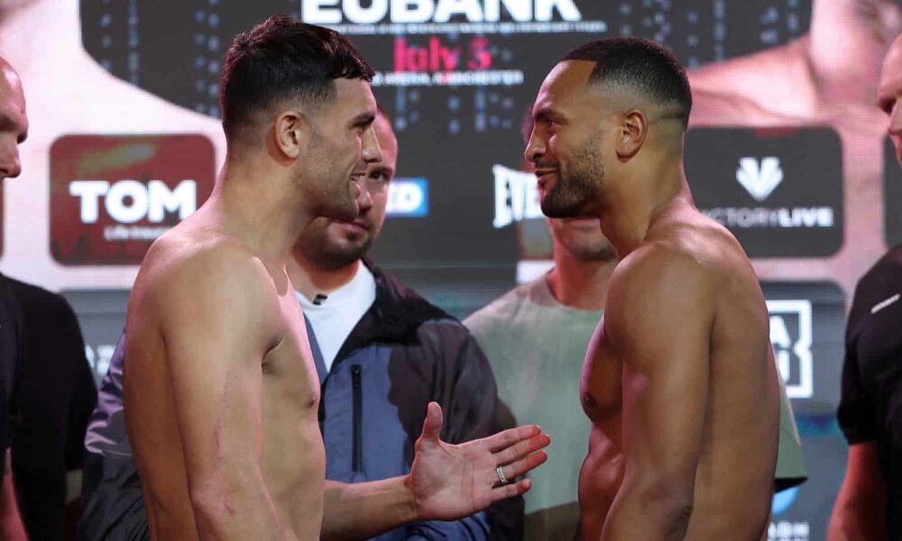 Catterall vs Eubank weigh-in