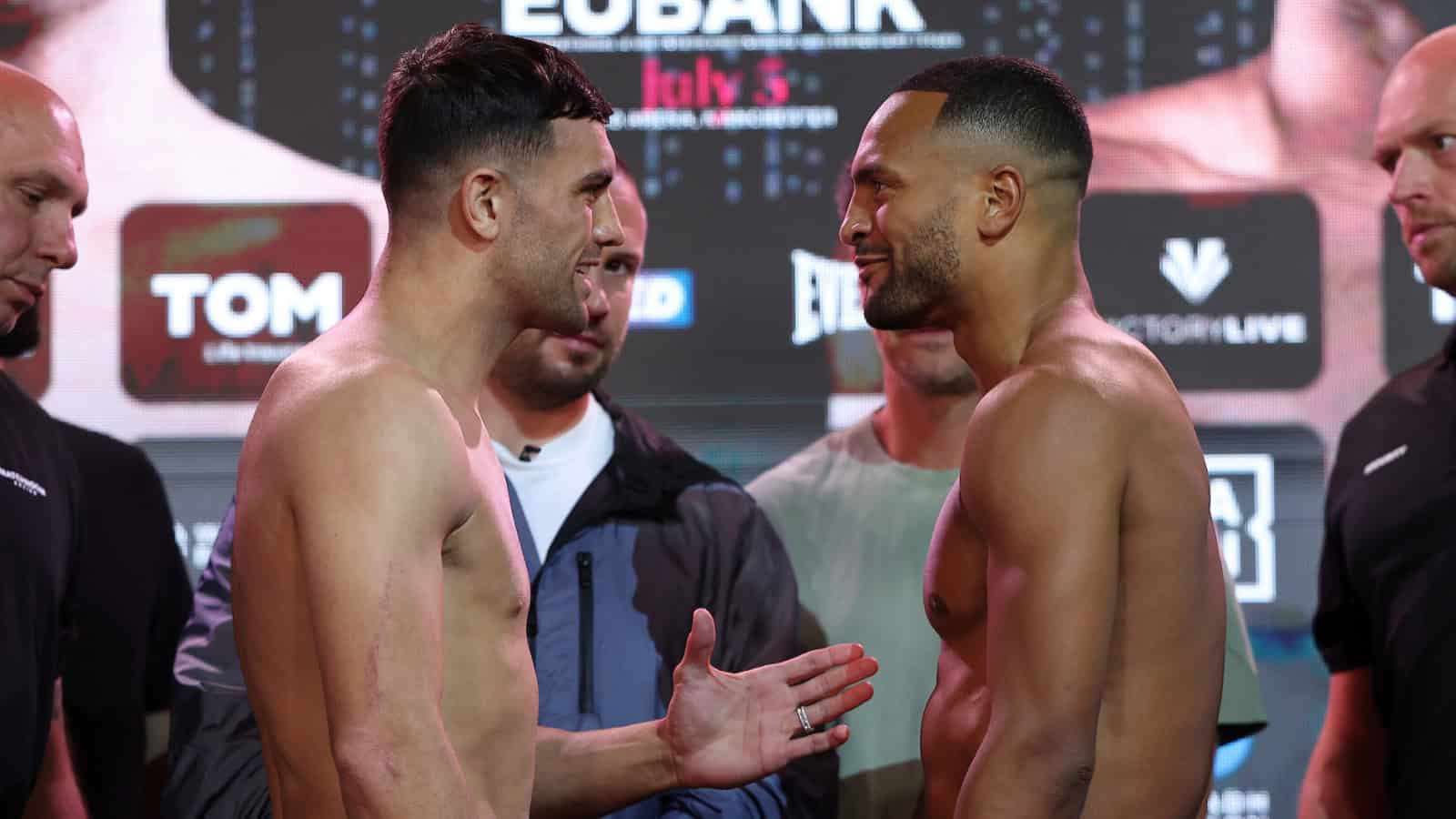 Catterall vs Eubank weigh-in