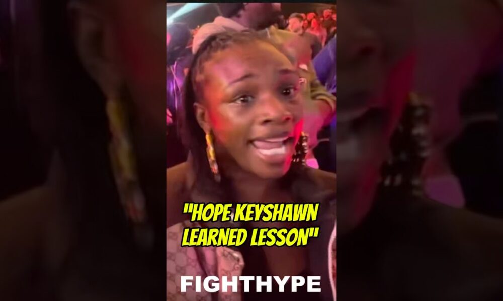 Claressa Shields REACTS to Keyshawn Davis FIGHT CANCELED after missing weight vs De Los Santos