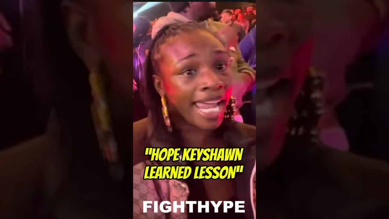 Claressa Shields REACTS to Keyshawn Davis FIGHT CANCELED after missing weight vs De Los Santos