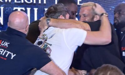 Darren Till CHOKES Luke Rockhold FULL FACE OFF | Misfits Boxing