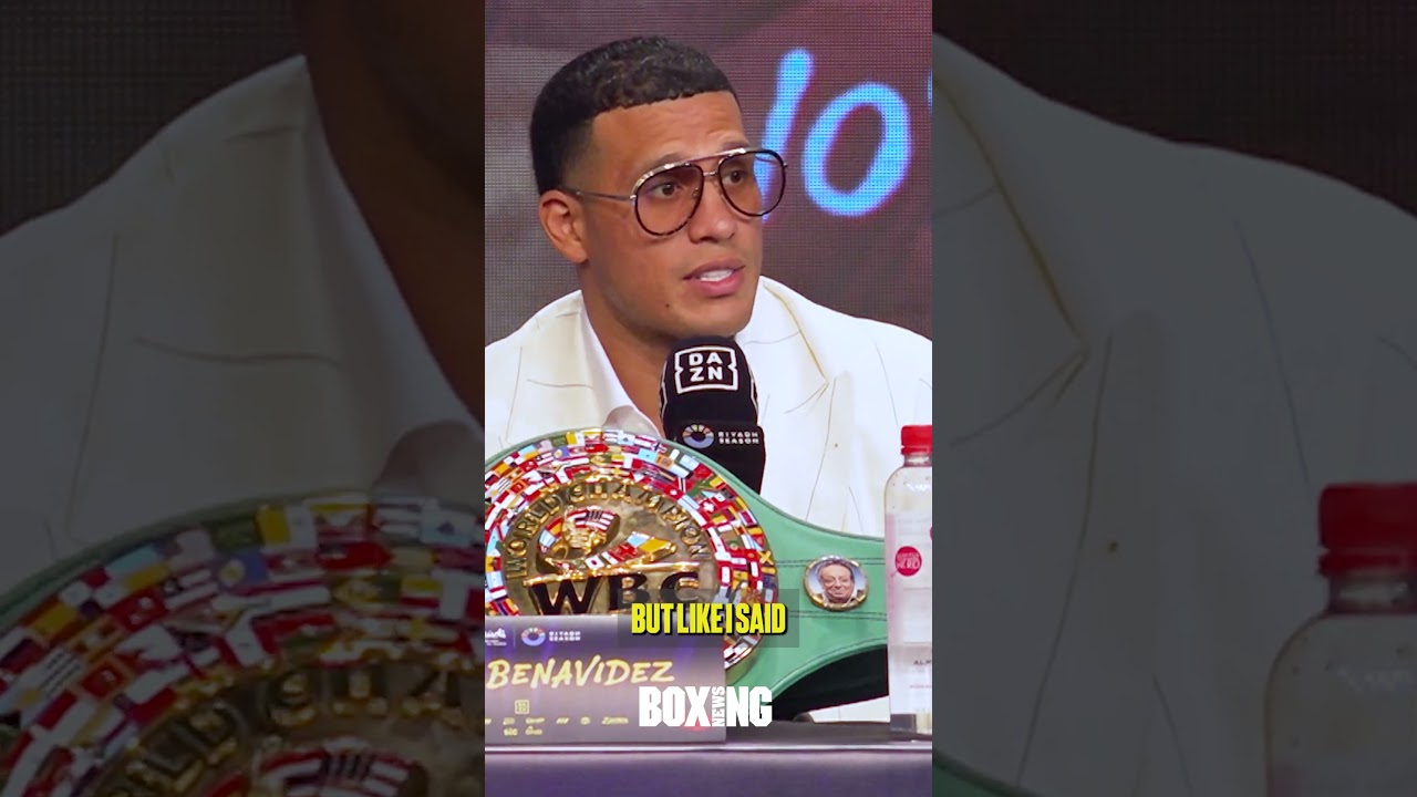 David Benavidez Welcomes War With Anthony Yarde