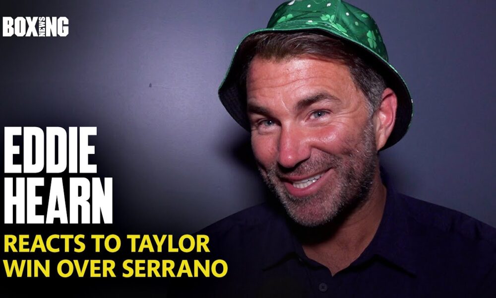 Eddie Hearn Ecstatic Reaction To Katie Taylor Win Over Serrano