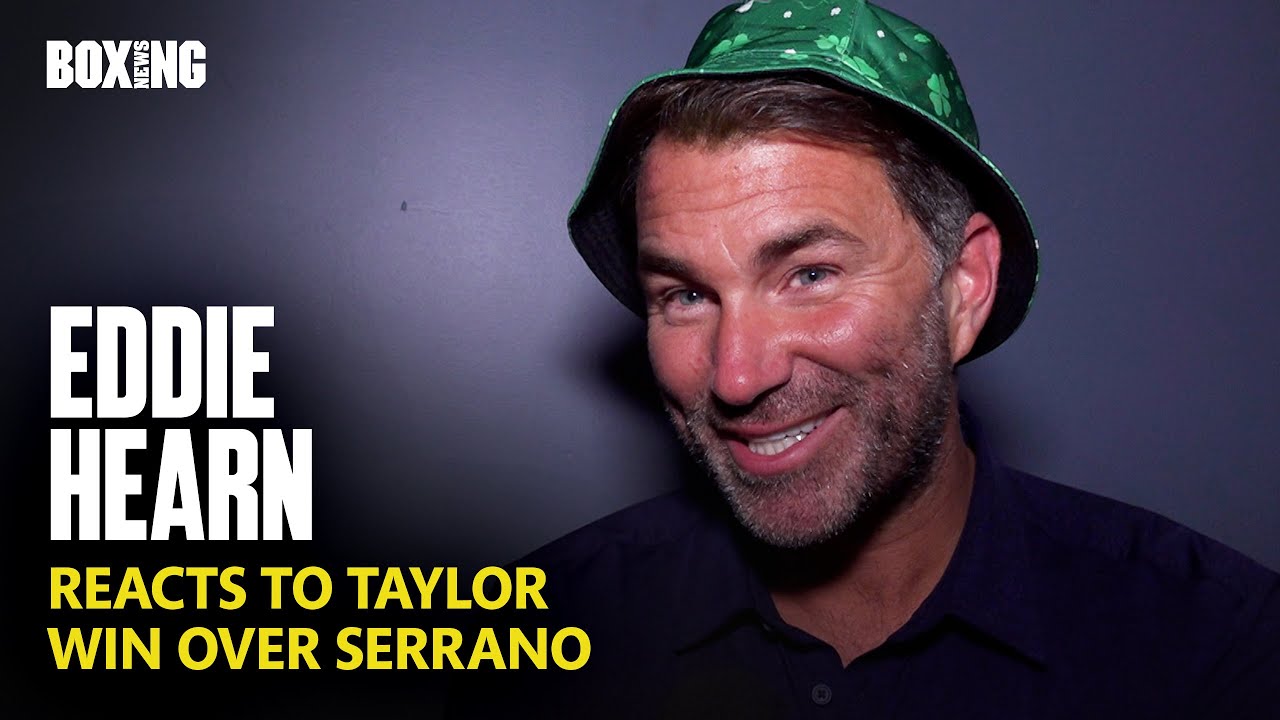 Eddie Hearn Ecstatic Reaction To Katie Taylor Win Over Serrano