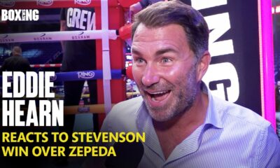 Eddie Hearn Ecstatic Reaction To Shakur Stevenson Win vs Zepeda