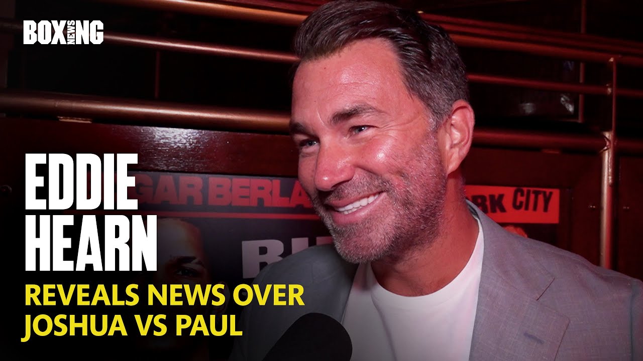 Eddie Hearn Reveals Anthony Joshua vs Jake Paul News