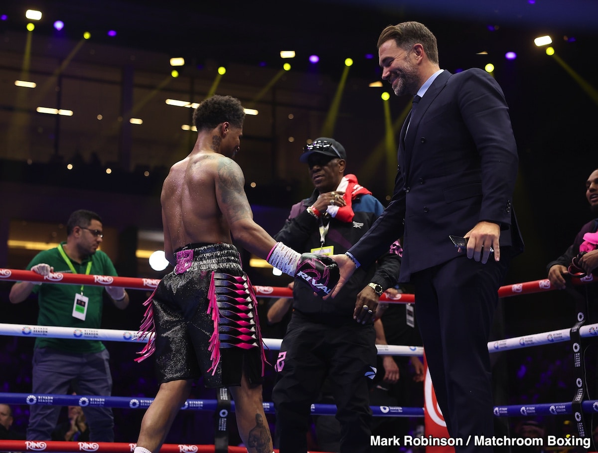 Image: Eddie Hearn to Push for Shakur Stevenson vs. Gervonta Davis After Zepeda Win on July 12th
