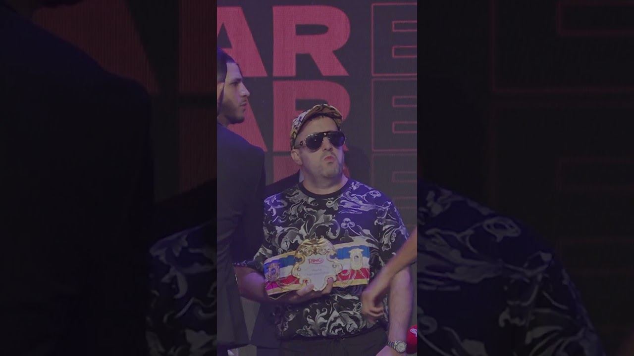 Edgar Berlanga And Hamzah Sheeraz Tense Face-Off