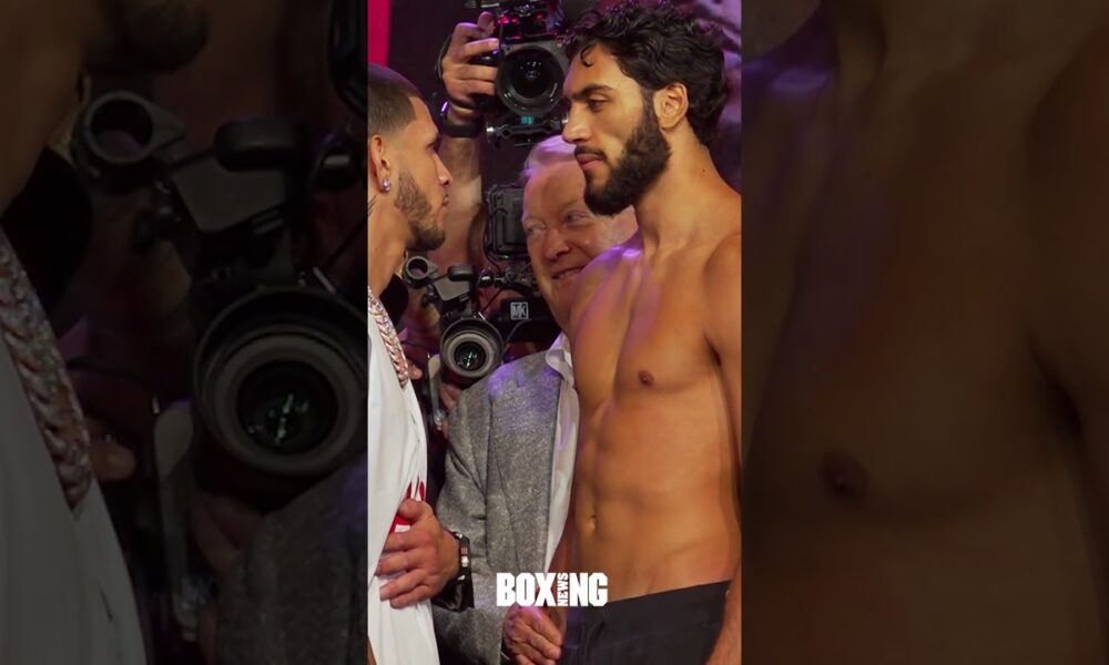 Edgar Berlanga Taunts Hamzah Sheeraz With Tottenham Shirt