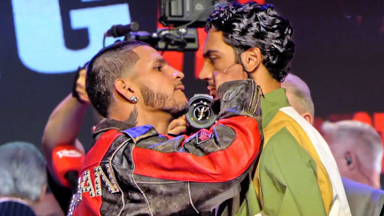 FIST FLY! • Edgar Berlanga vs Hamzah Sheeraz FACE OFF | Ring & DAZN Boxing