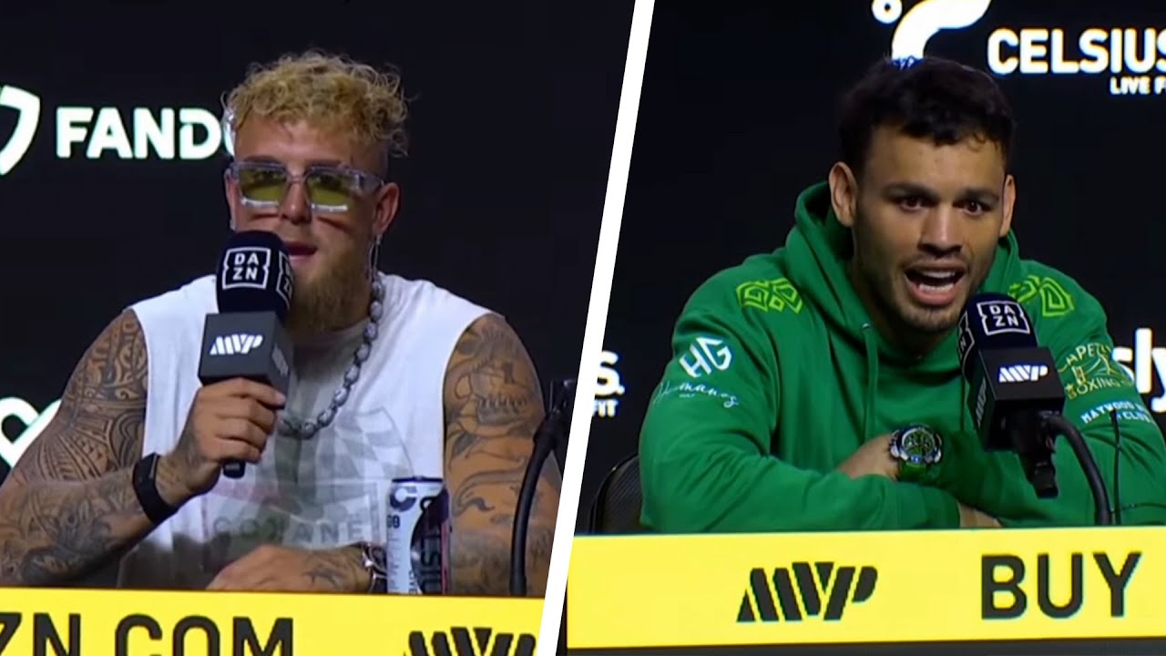 'F**K YOU!!' Jake Paul vs Julio Cesar Chavez Jr • FINAL PRESS CONFERNCE | DAZN Boxing