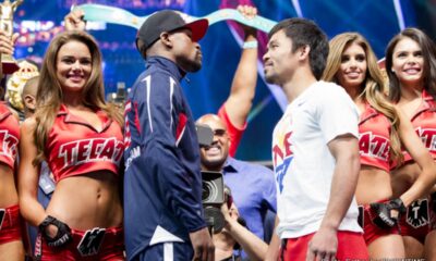 Image: Floyd Mayweather Jr. Ringside for Pacquiao-Barrios: Rematch Talk Heats Up if Manny Wins
