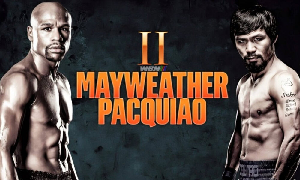 Mayweather Pacquiao 2 WBN poster