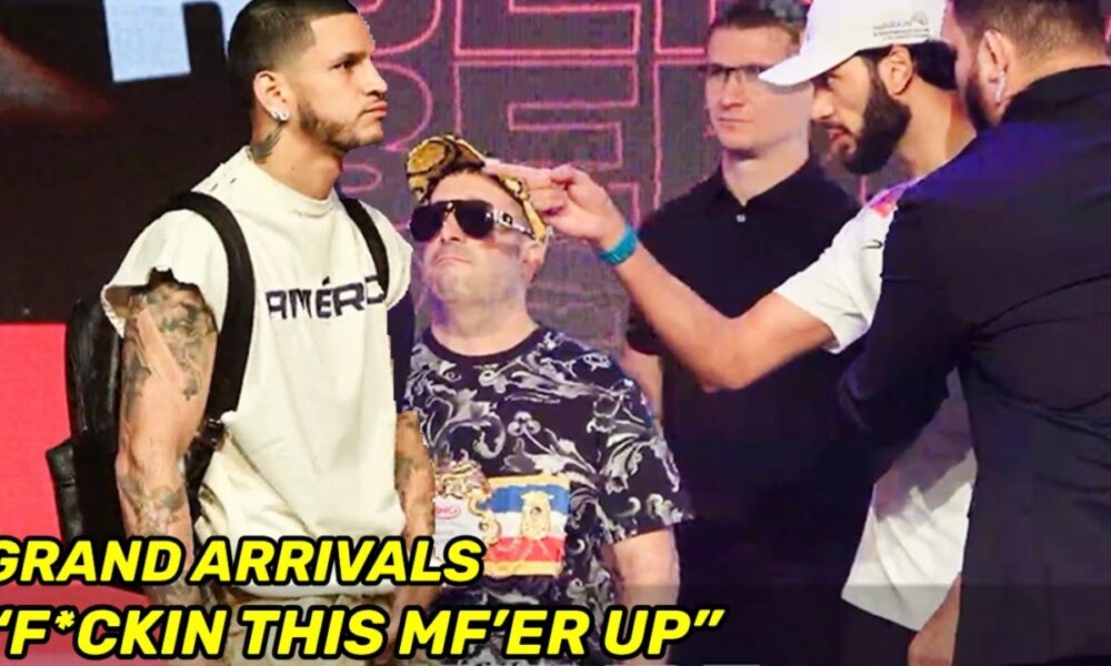 HEATED! Edgar Berlanga vs Hamzah Sheeraz GRAND ARRIVALS • "F*CKIN THIS MF'ER UP" | #RingIII