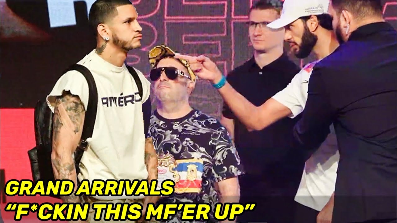 HEATED! Edgar Berlanga vs Hamzah Sheeraz GRAND ARRIVALS • "F*CKIN THIS MF'ER UP" | #RingIII