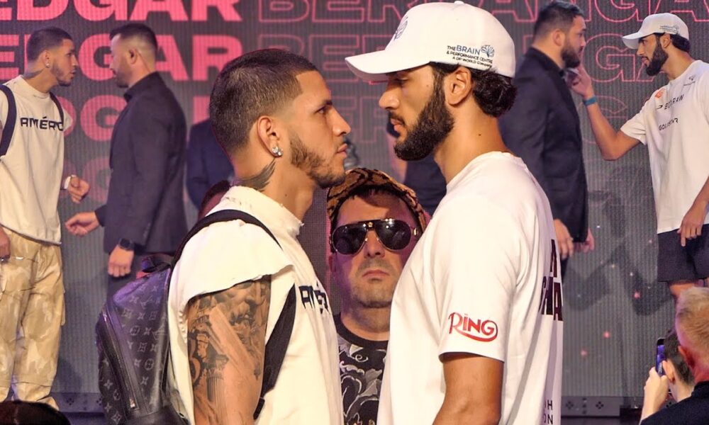 HEATED!! Edgar Berlanga vs. Hamzah Sheeraz • FULL GRAND ARRIVALS & FACE OFF | New York City