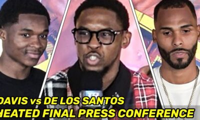 HEATED! Keyshawn Davis vs Edwin De Los Santos • FINAL PRESS CONFERENCE, CONFRONTATION & PUSH