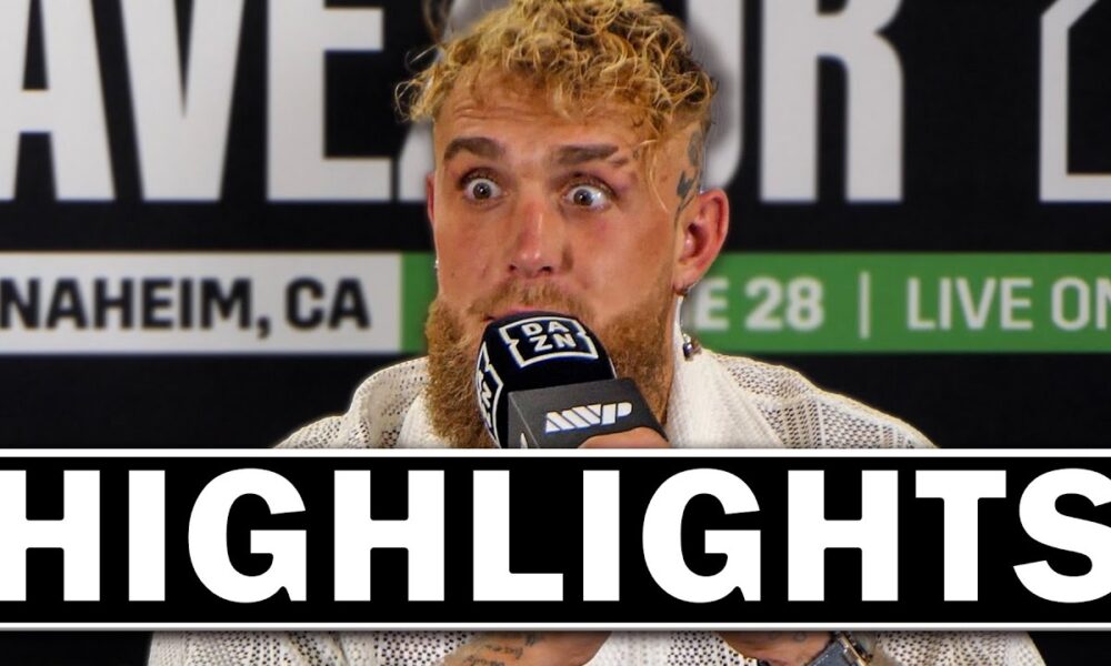 HIGHLIGHTS! Jake Paul POST-FIGHT PRESS CONFERENCE • vs Julio Cesar Chavez Jr • DAZN Boxing