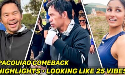 HIGHLIGHTS | Manny Pacquiao COMEBACK DAY 45 • "LOOKING LIKE 25" R&B VIBES WORKOUT